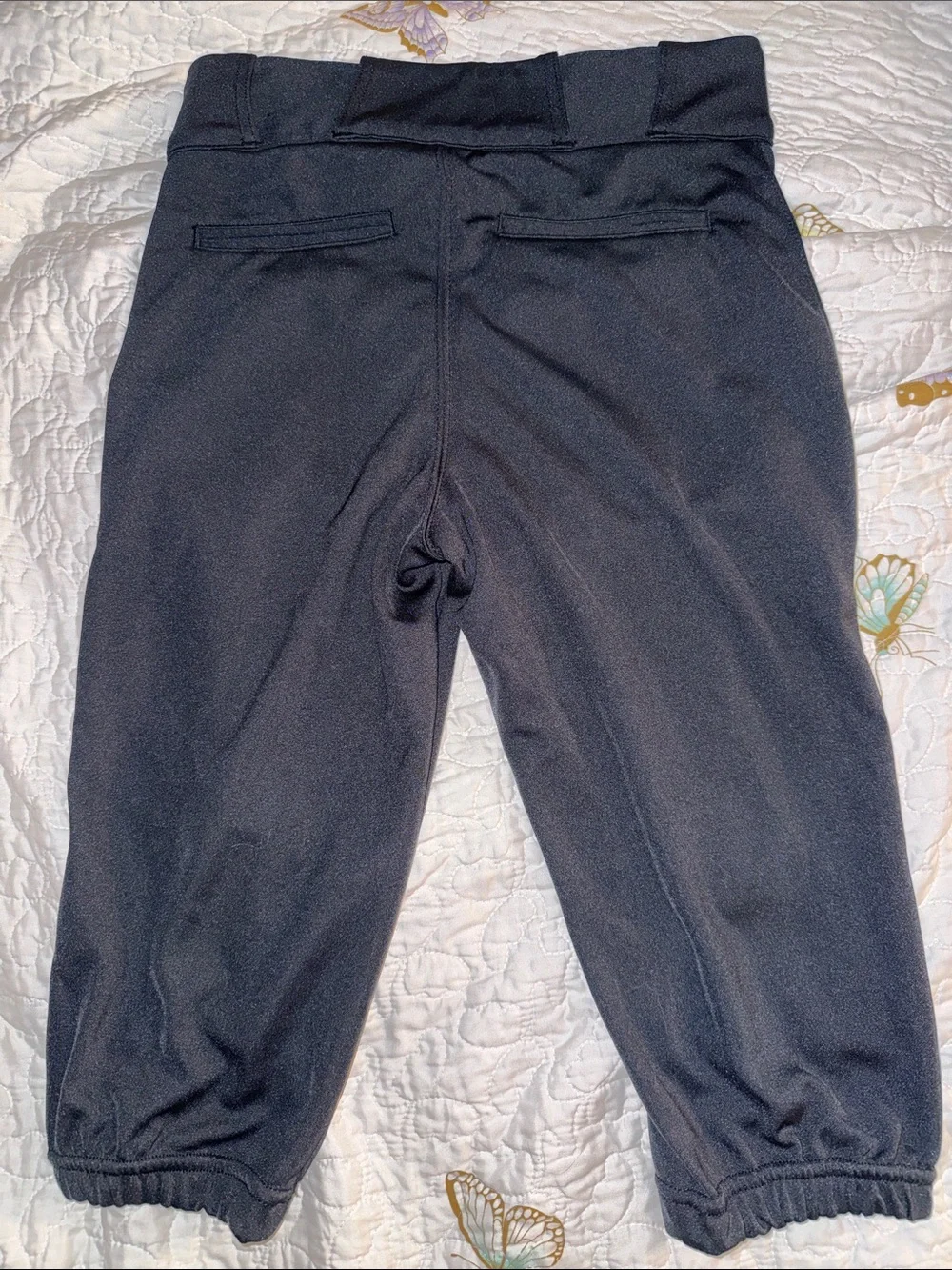 Men's black baseball pants